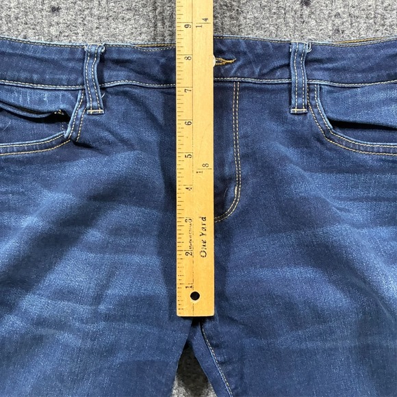 Arizona Jean Co Womens Skinny Jeans Size 11 Dark Wash Stretch Denim Low Rise - Picture 6 of 9